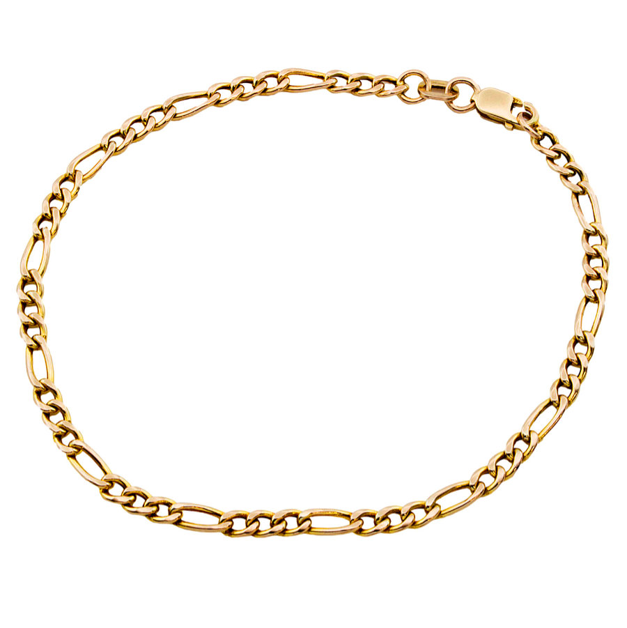 9ct Gold 1.8g 7 inch Figaro Bracelet